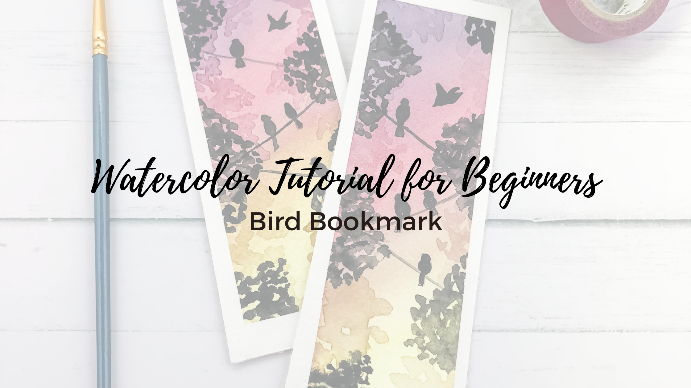 Beginner-Friendly Watercolor Bird Tutorial