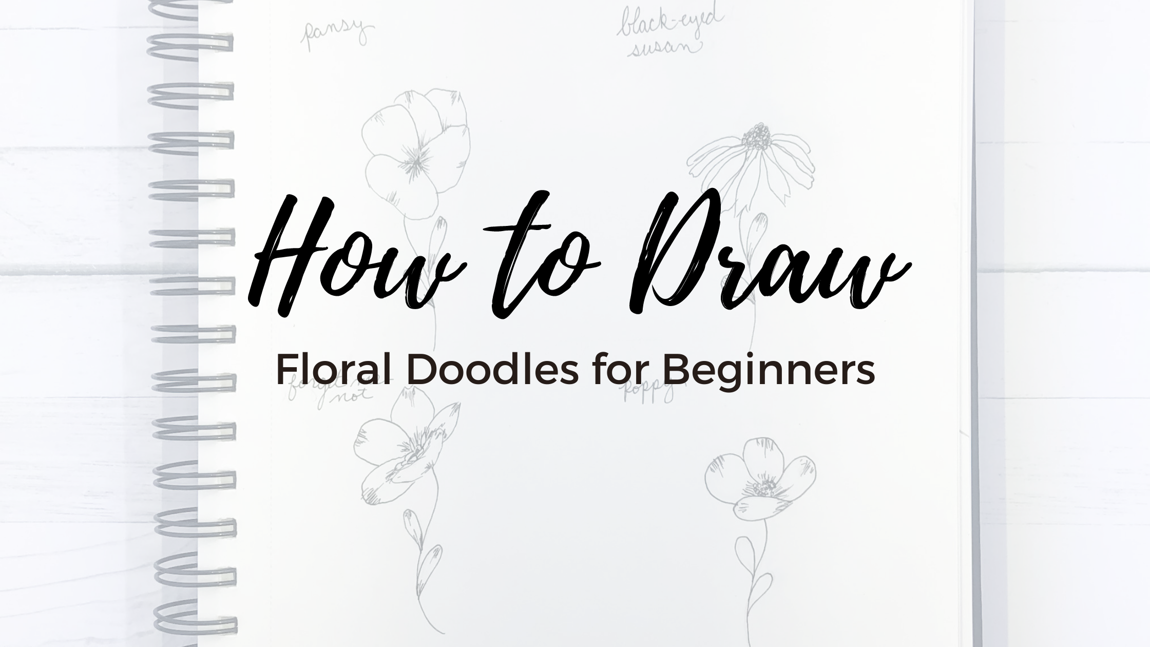 How to Draw Floral Doodles