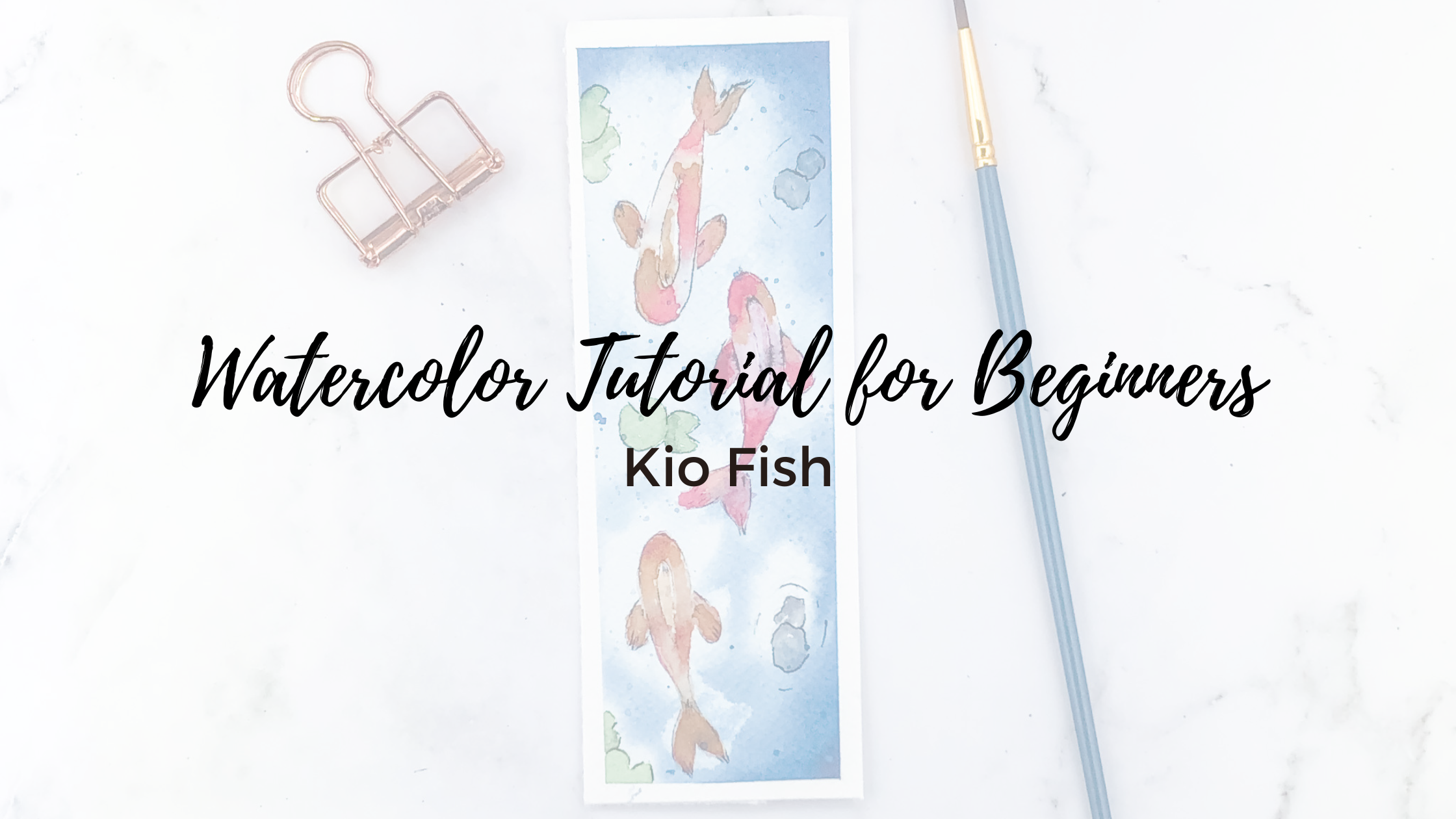 Watercolor Koi Fish Tutorial