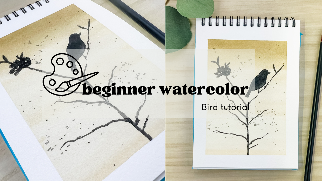 Lesson Four: Watercolor Bird Tutorial