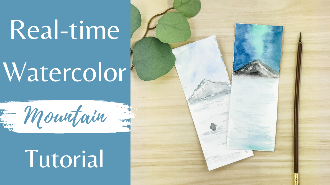 How to Paint Mountains with Watercolor